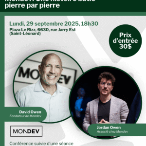 Enregistrement Mondev 29 septembre